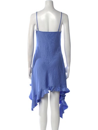 Reformation Square Neckline Midi Length Dress