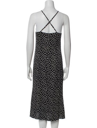 Reformation Floral Print Long Dress