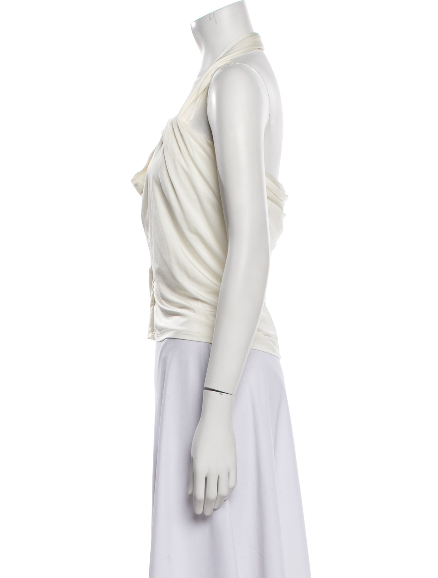 Reformation Cowl Neck Sleeveless Crop Top