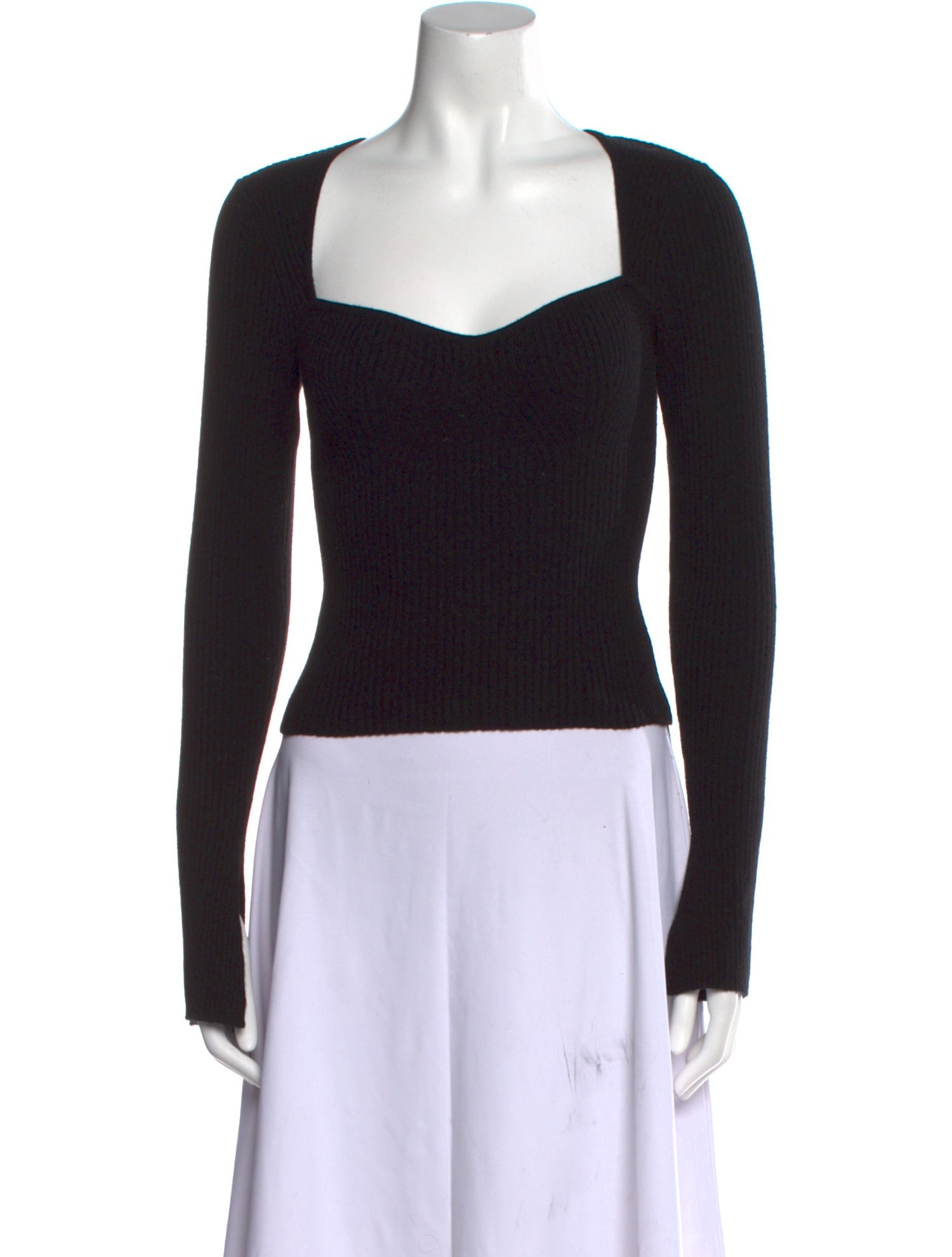 Reformation Cashmere Square Neckline Sweater