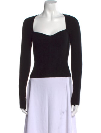 Reformation Cashmere Square Neckline Sweater