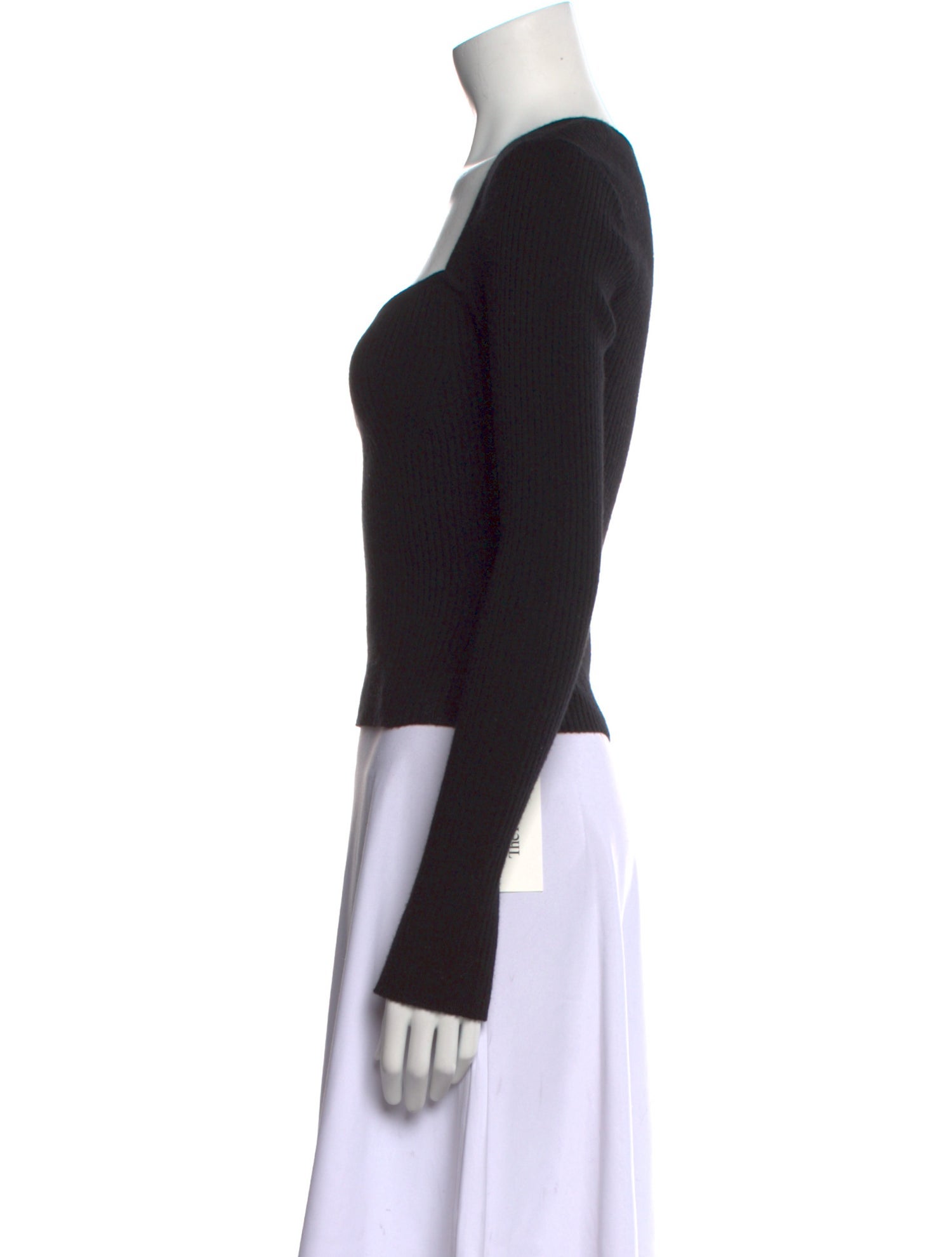 Reformation Cashmere Square Neckline Sweater