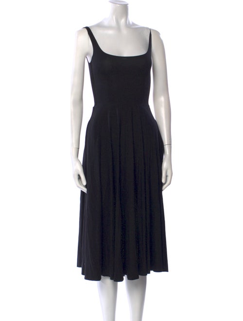 Reformation Square Neckline Midi Length Dress