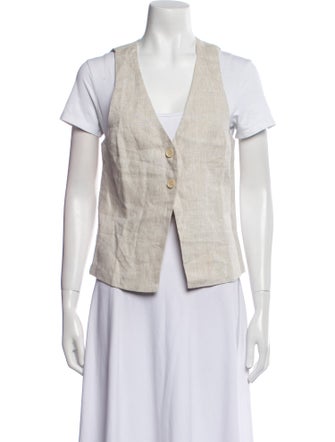 Reformation Linen Vest
