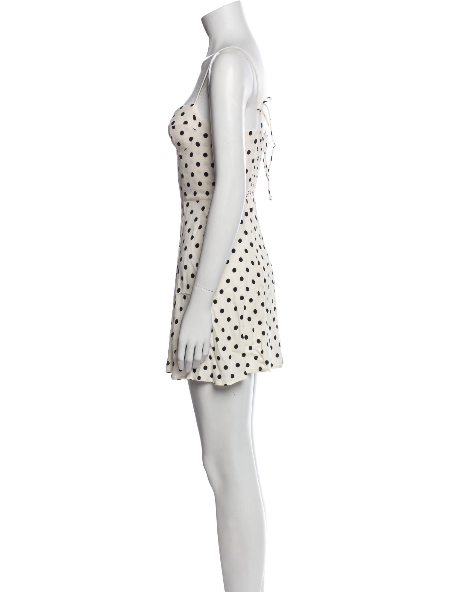 Reformation Polka Dot Print Mini Dress