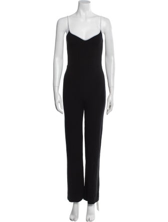 Reformation V-Neck Jumpsuit