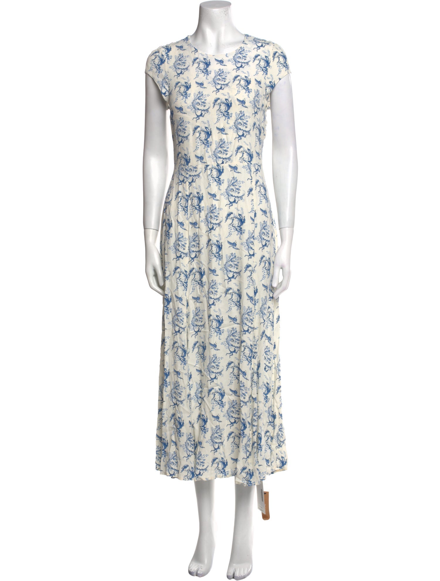 Reformation Floral Print Long Dress