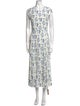 Reformation Floral Print Long Dress