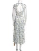 Reformation Floral Print Long Dress