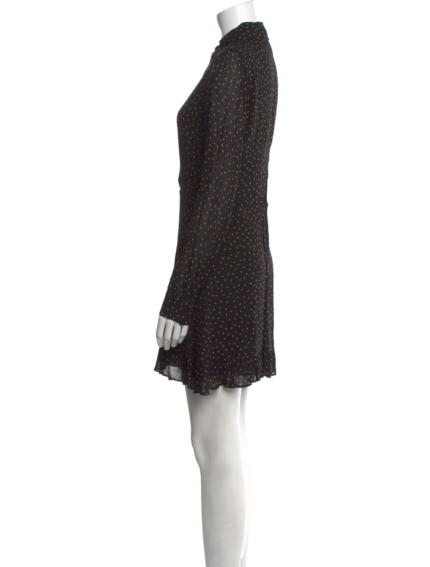 Reformation Polka Dot Print Mini Dress