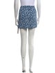 Reformation Floral Print Mini Skirt
