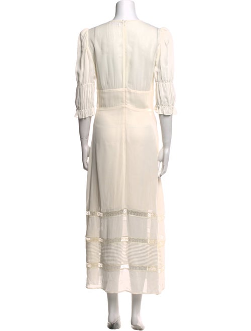 Reformation V-Neck Long Dress