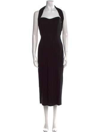 Reformation Square Neckline Midi Length Dress