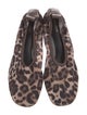 Reformation Mesh Animal Print Slingback Pumps