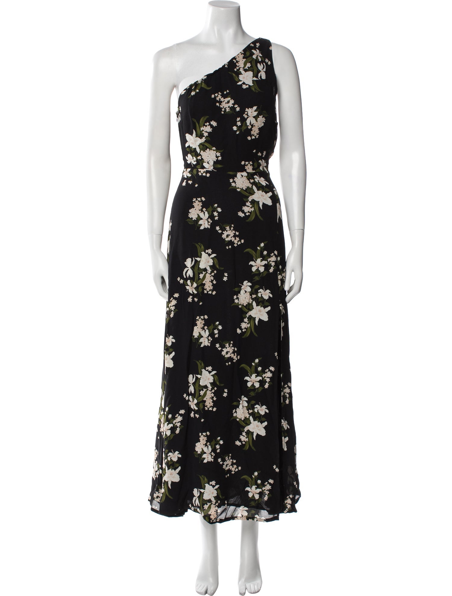 Reformation Floral Print Long Dress