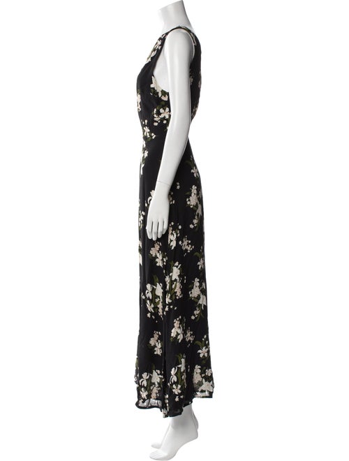 Reformation Floral Print Long Dress