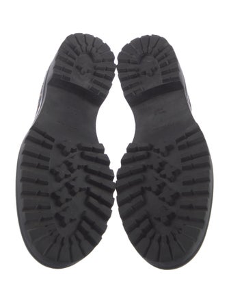 Reformation Ponyhair Animal Print Loafers