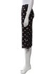 Reformation Polka Dot Print Knee-Length Skirt
