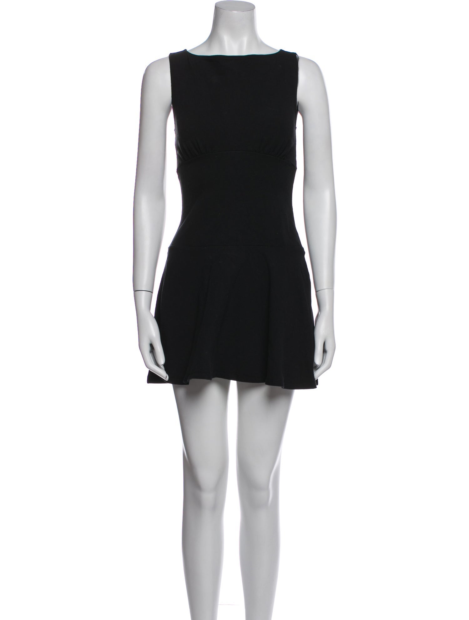 Reformation Bateau Neckline Mini Dress