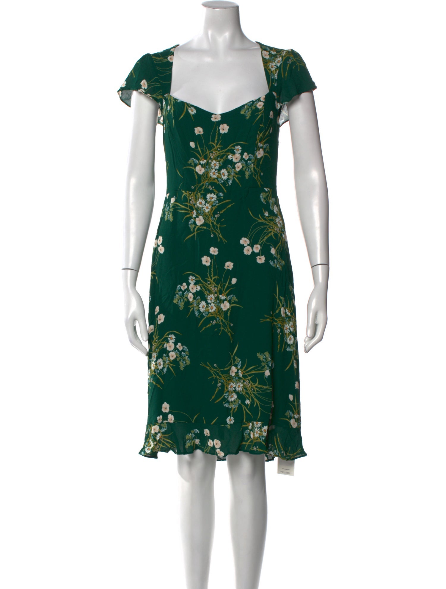 Reformation Floral Print Mini Dress