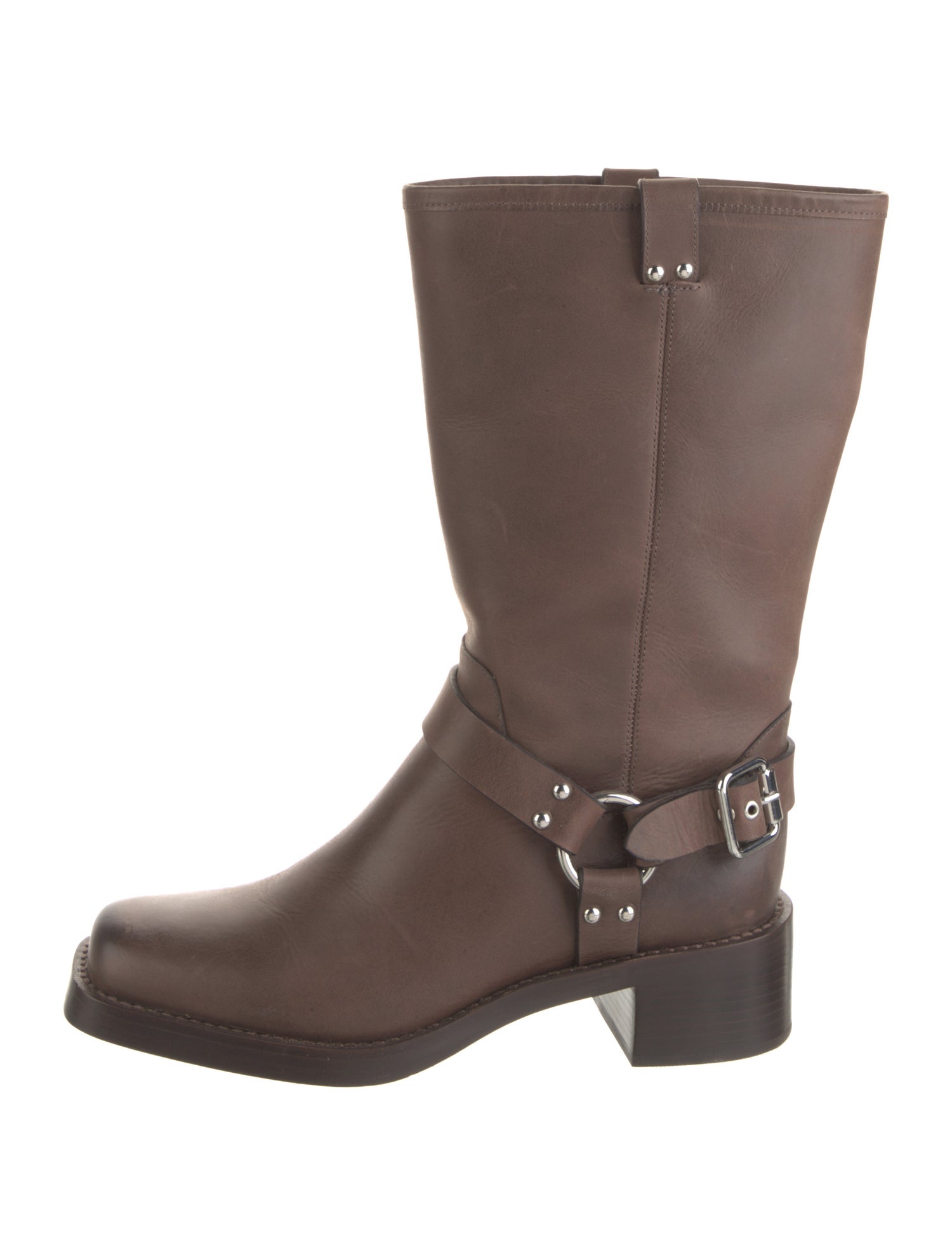 Reformation Leather Moto Boots