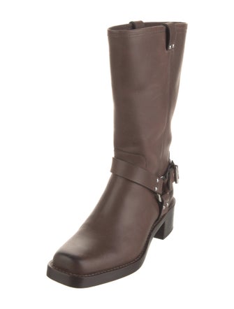 Reformation Leather Moto Boots