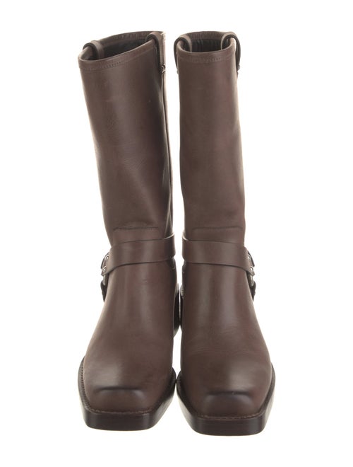 Reformation Leather Moto Boots