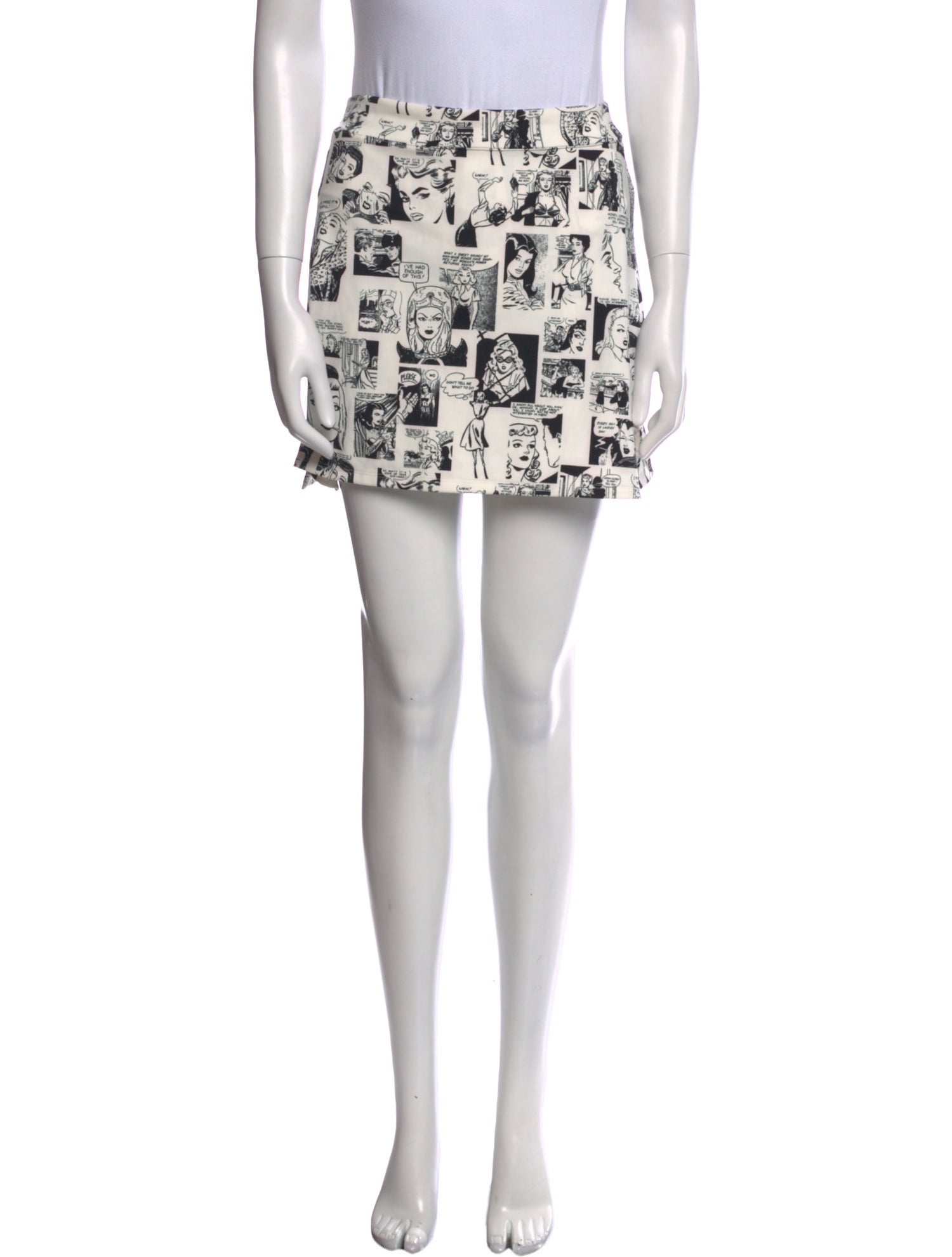 Reformation Printed Mini Skirt