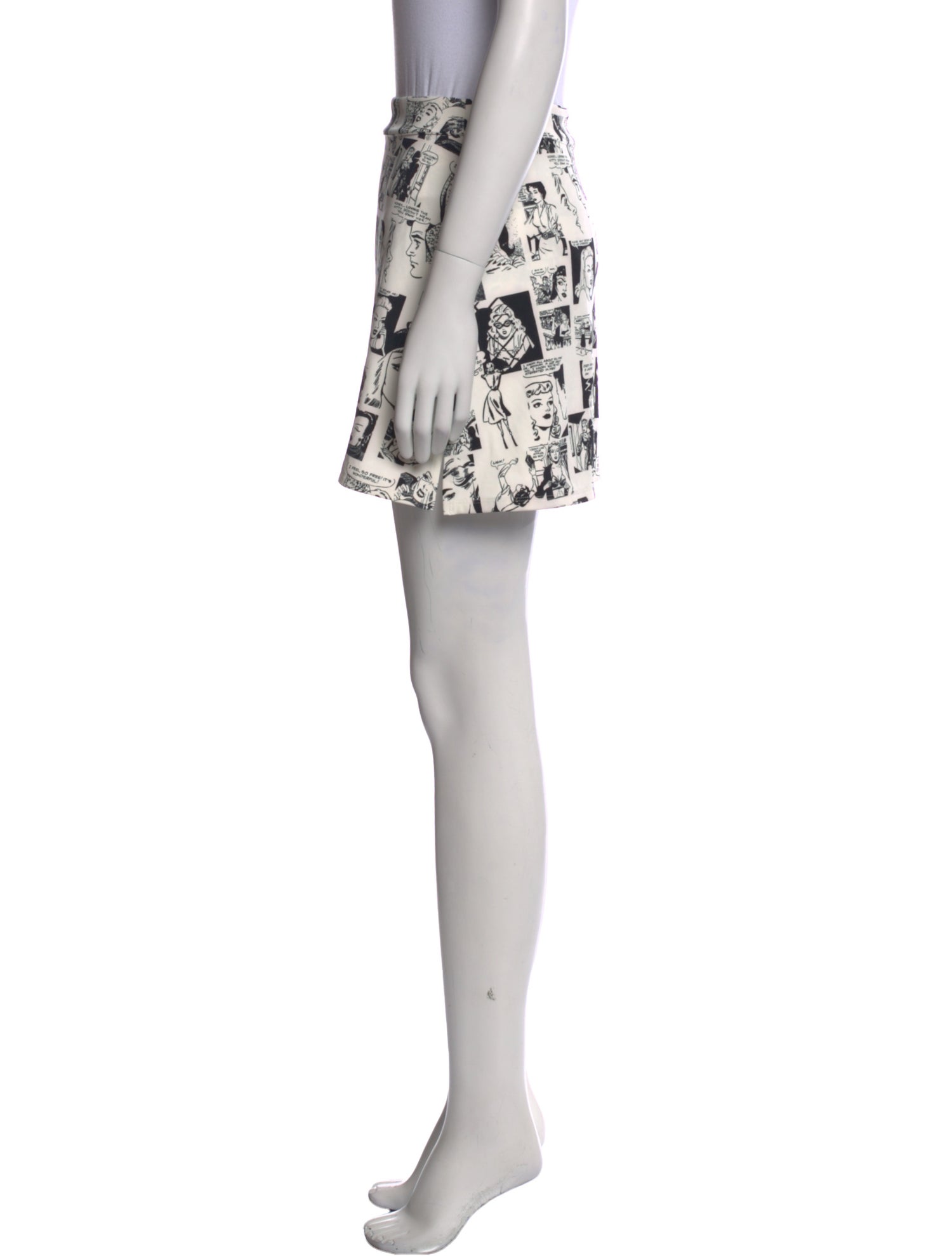 Reformation Printed Mini Skirt