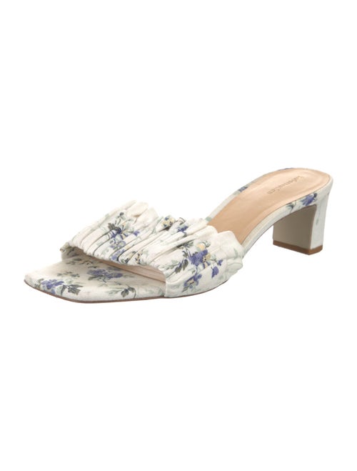 Reformation Floral Print Slides