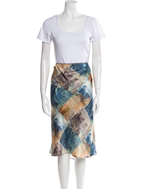 Reformation Silk Printed Skirt Set