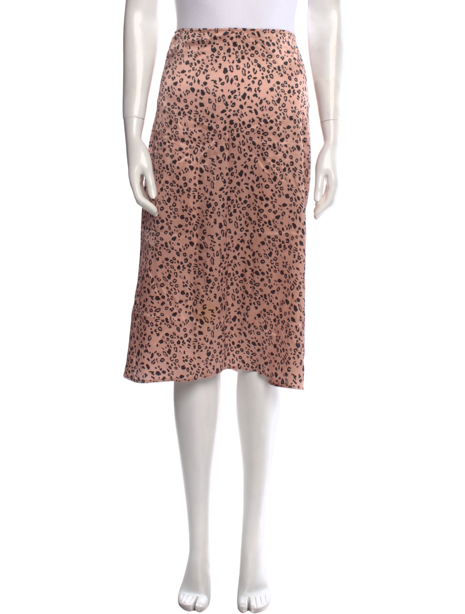 Reformation Silk Knee-Length Skirt