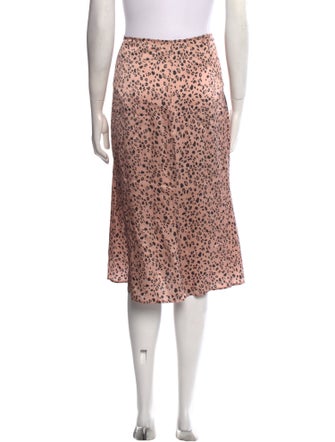 Reformation Silk Knee-Length Skirt