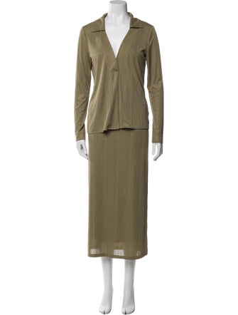 Reformation Striped Skirt Set