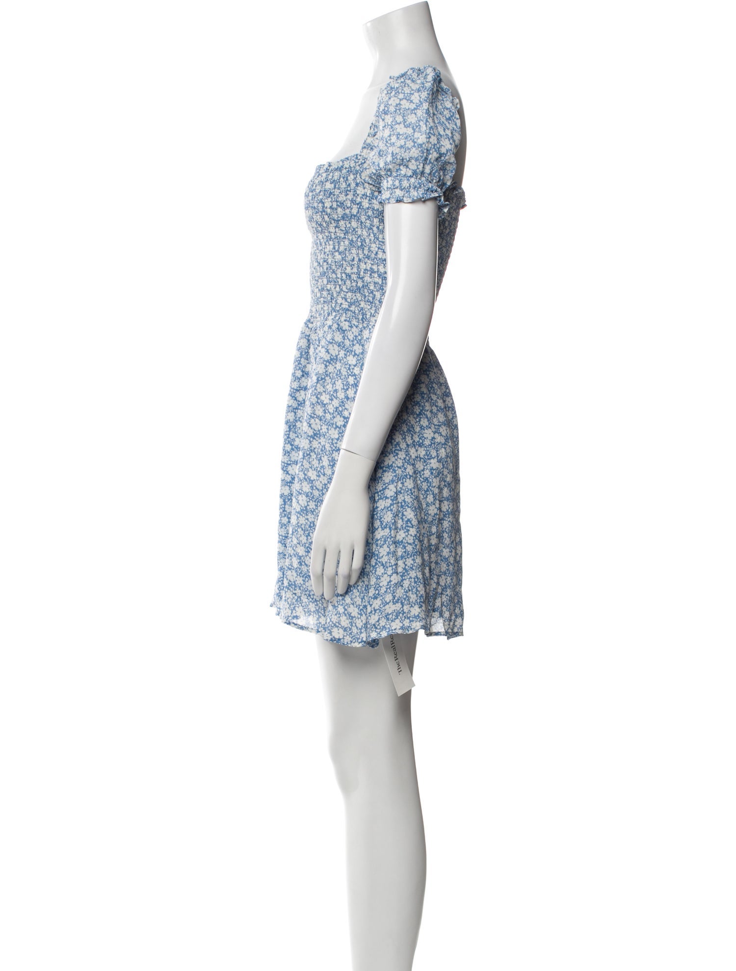 Reformation Floral Print Mini Dress