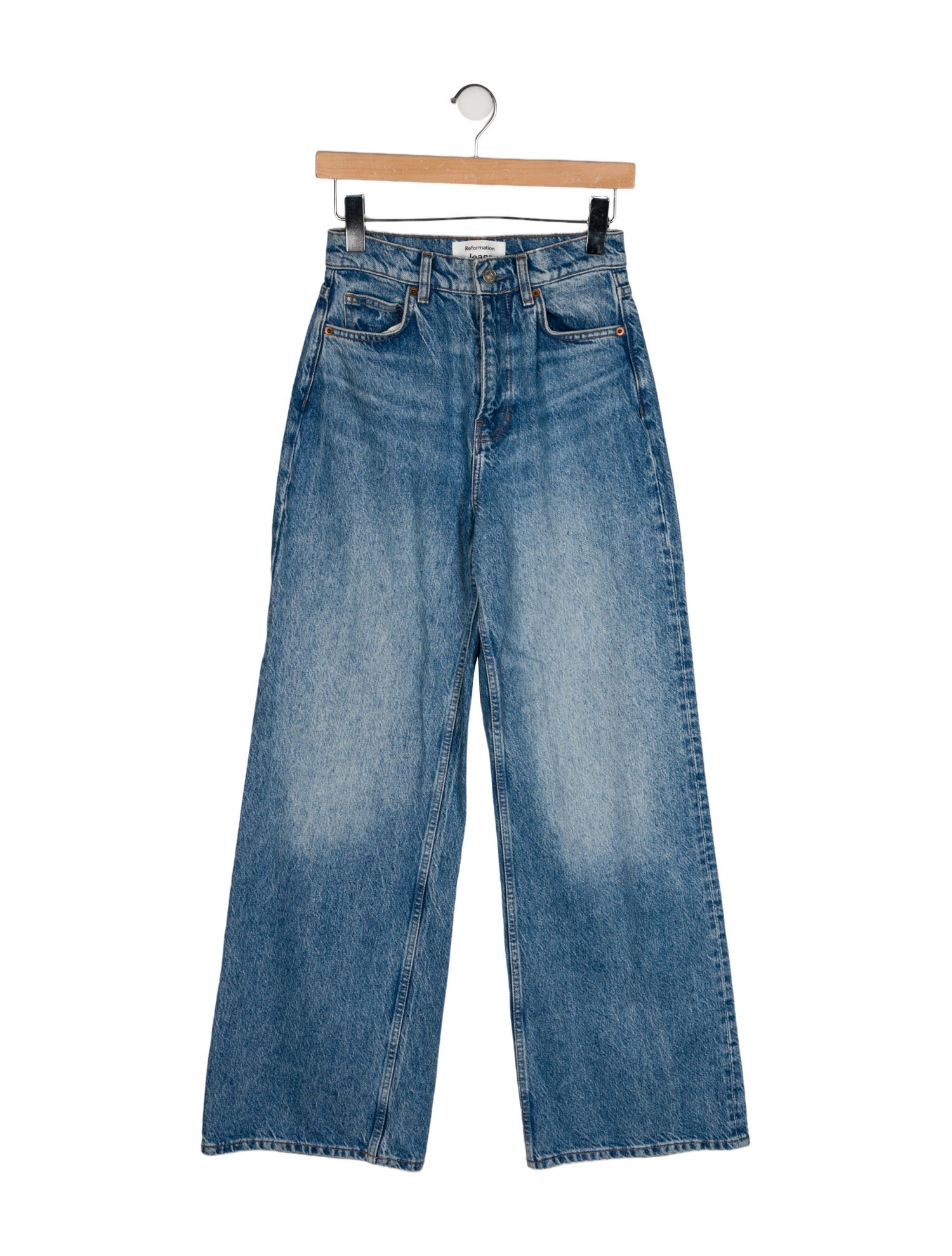 Reformation High-Rise Wide Leg Jeans