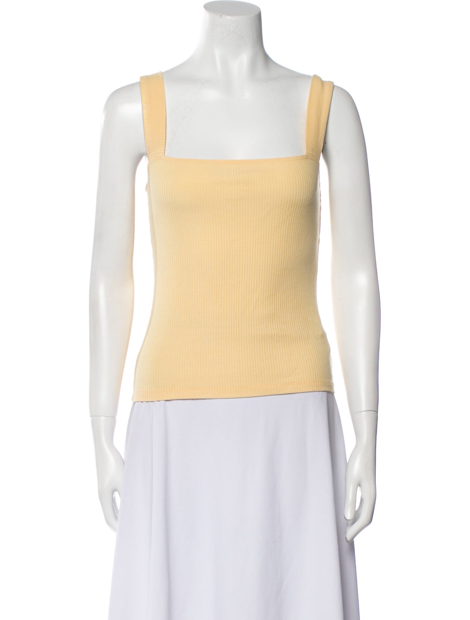 Reformation Square Neckline Sleeveless Top