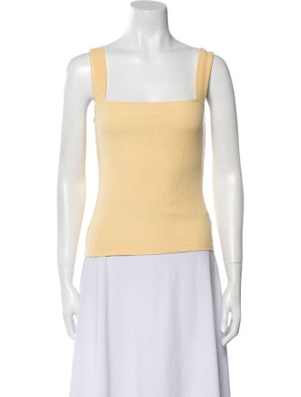 Reformation Square Neckline Sleeveless Top