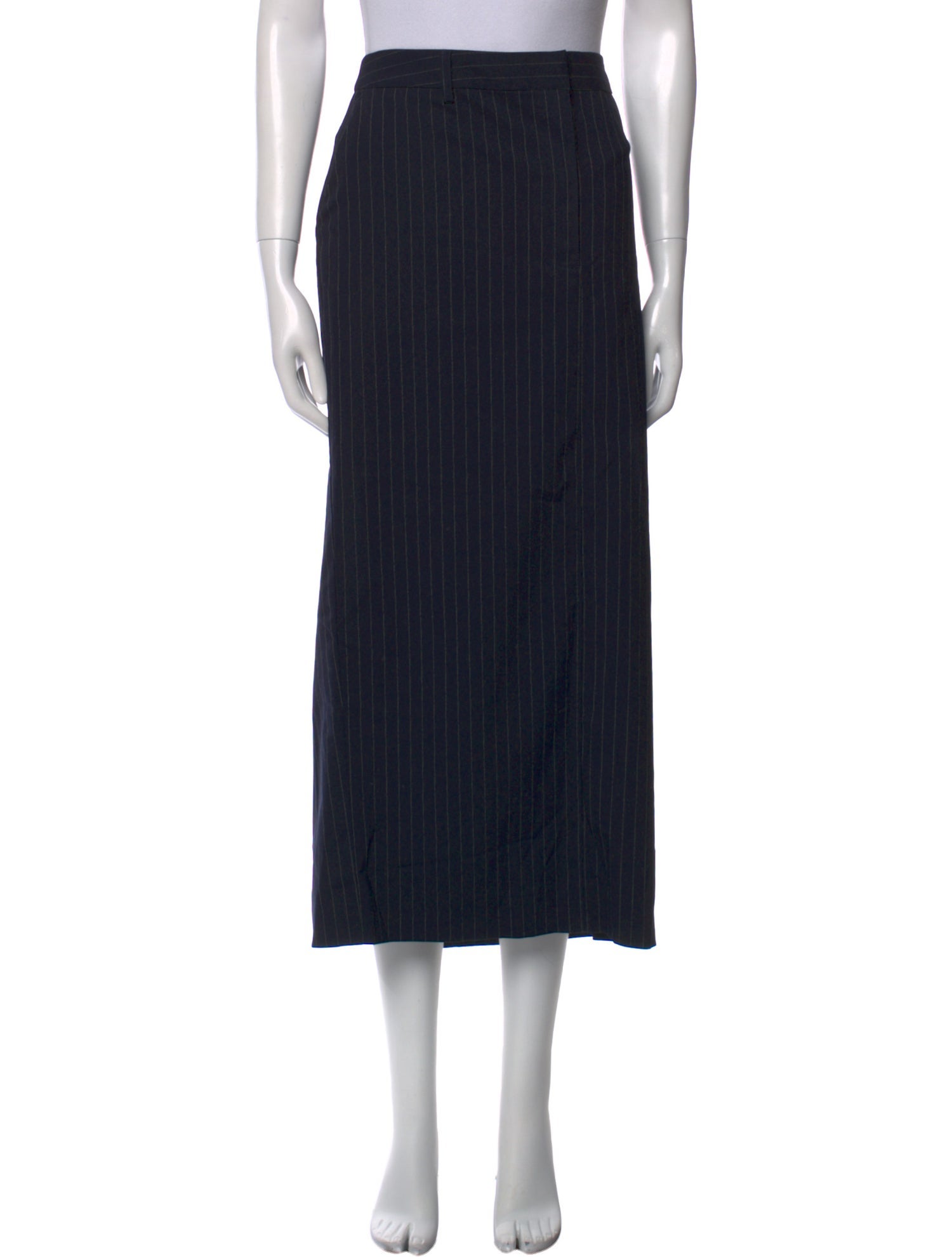 Reformation Striped Midi Length Skirt