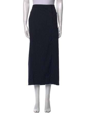 Reformation Striped Midi Length Skirt