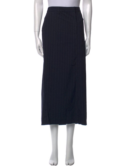 Reformation Striped Midi Length Skirt