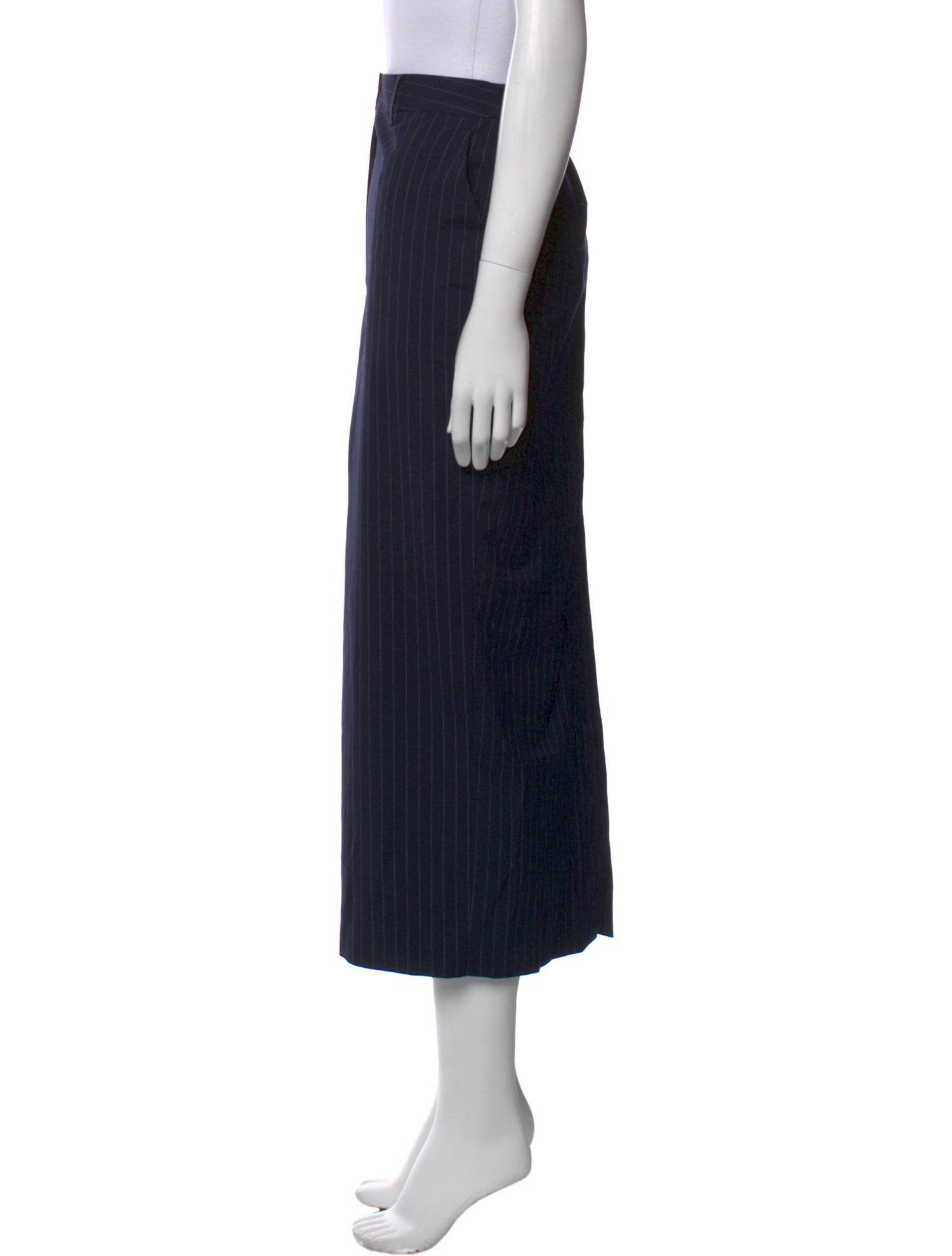 Reformation Striped Midi Length Skirt