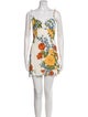 Reformation Floral Print Mini Dress