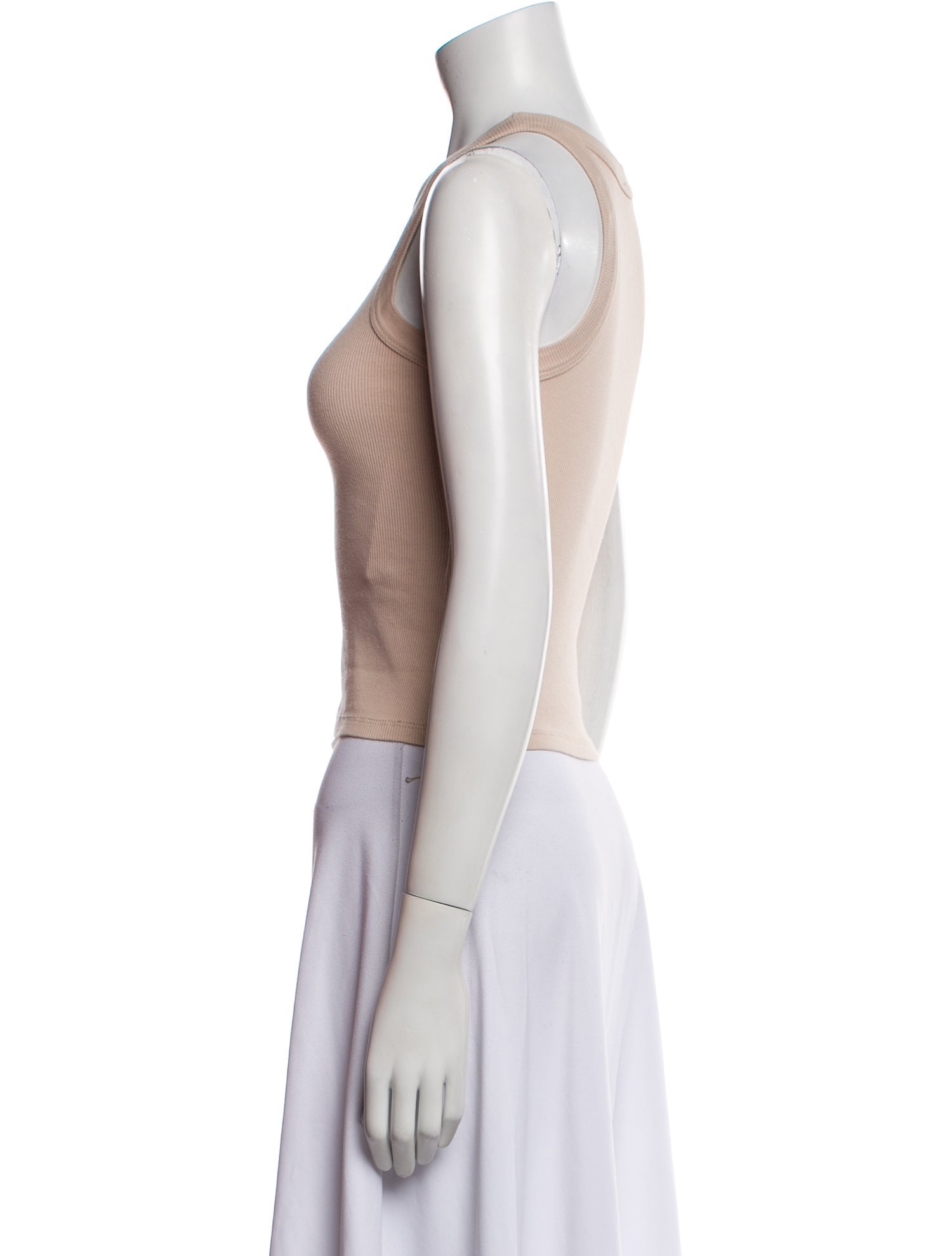 Reformation Crew Neck Sleeveless Crop Top