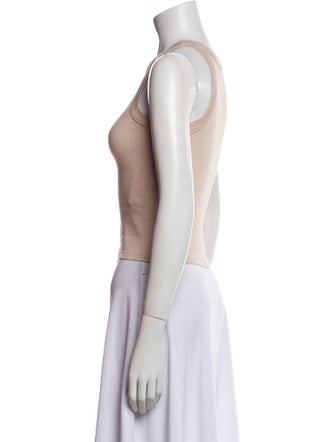 Reformation Crew Neck Sleeveless Crop Top