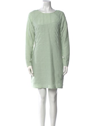 Reformation Bateau Neckline Mini Dress