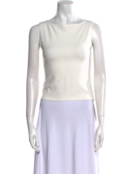 Reformation Scoop Neck Sleeveless Crop Top