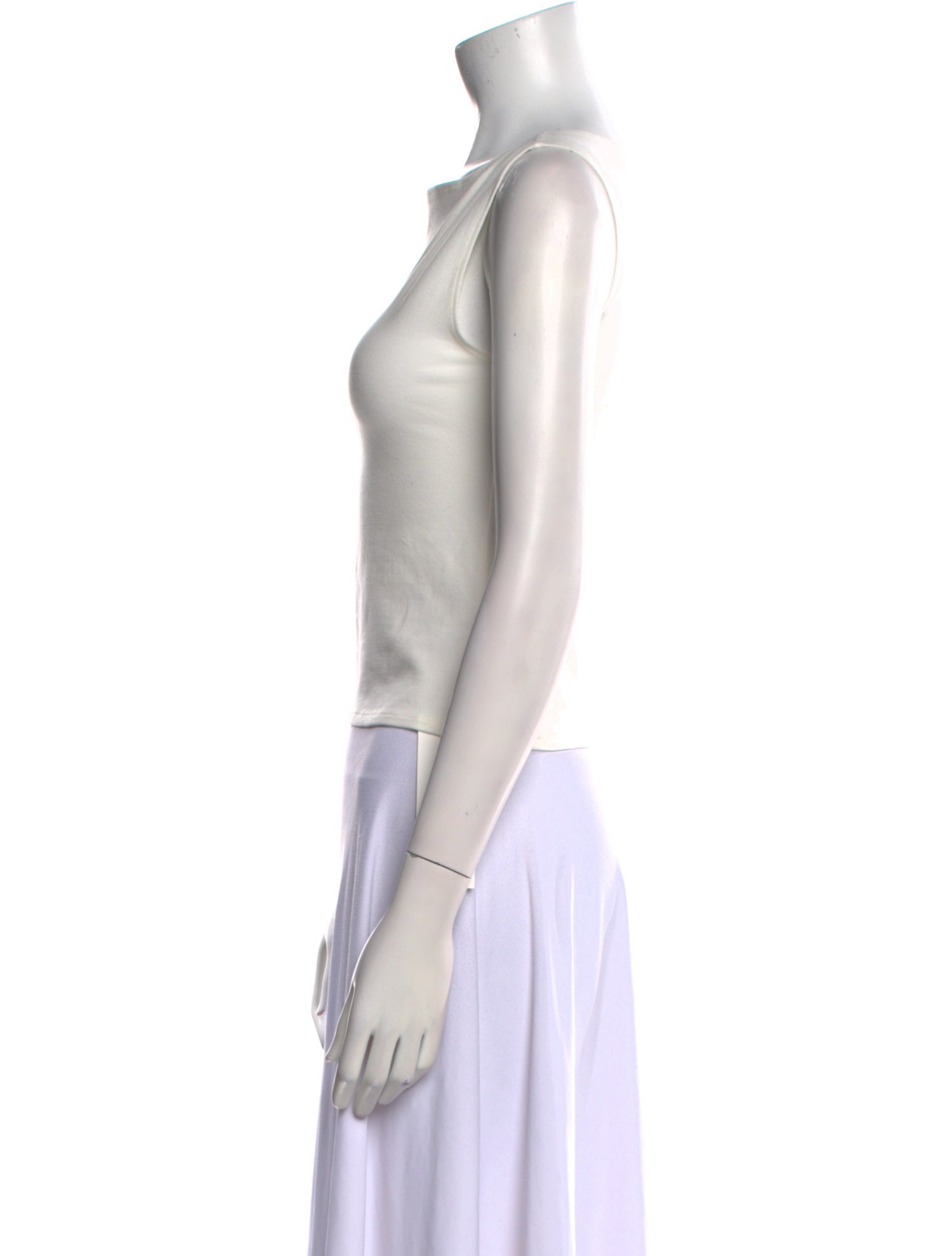 Reformation Scoop Neck Sleeveless Crop Top