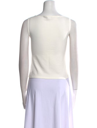 Reformation Scoop Neck Sleeveless Crop Top