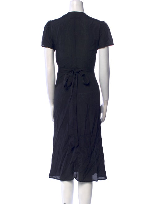 Reformation V-Neck Midi Length Dress